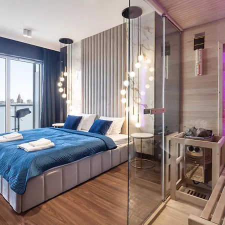 アパート Quorum River Sauna&jacuzzi Or Sauna&terrace Centrum *